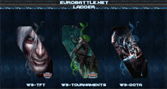 Desktop Screenshot of ladder.eurobattle.net